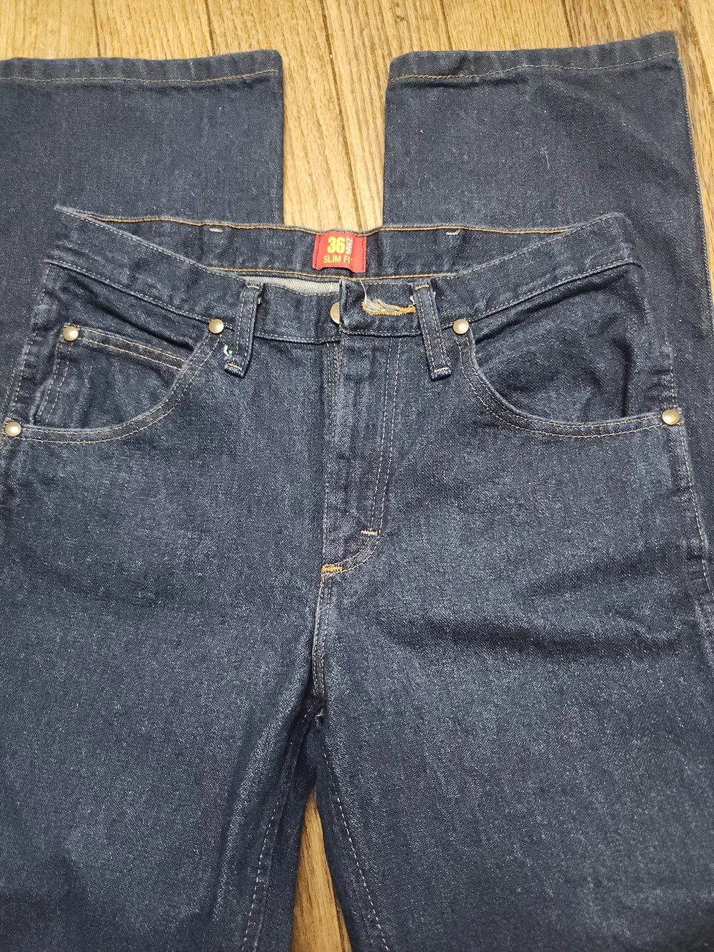 Wrangler Slim Fit Navy Blue Men's Jeans